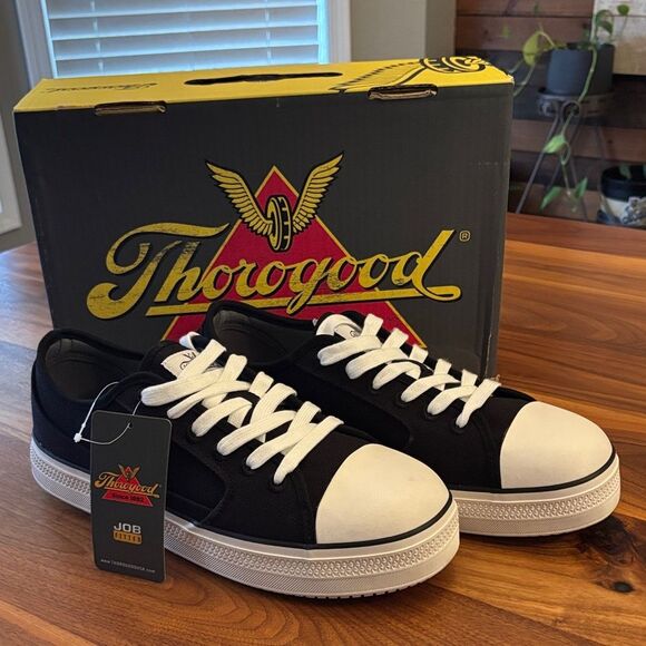 NEW NIB Thorogood Warehouse Won Safety Low Work Shoes Size 11.5 Wide main image 13